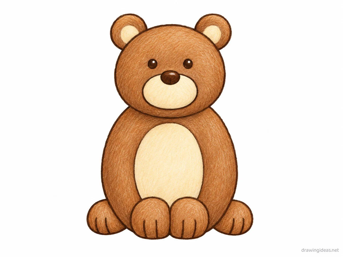 Animal drawing — hand-drawn animal illustration with ink lines and soft colors