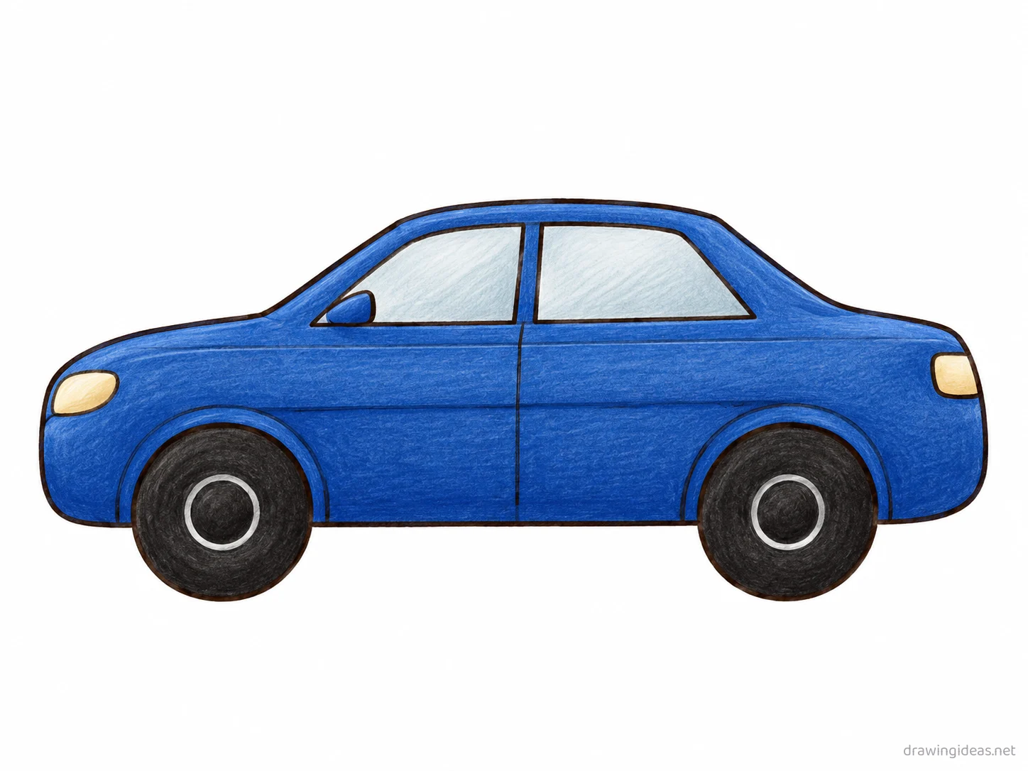Bmw drawing ā hand-drawn bmw illustration with ink lines and soft colors