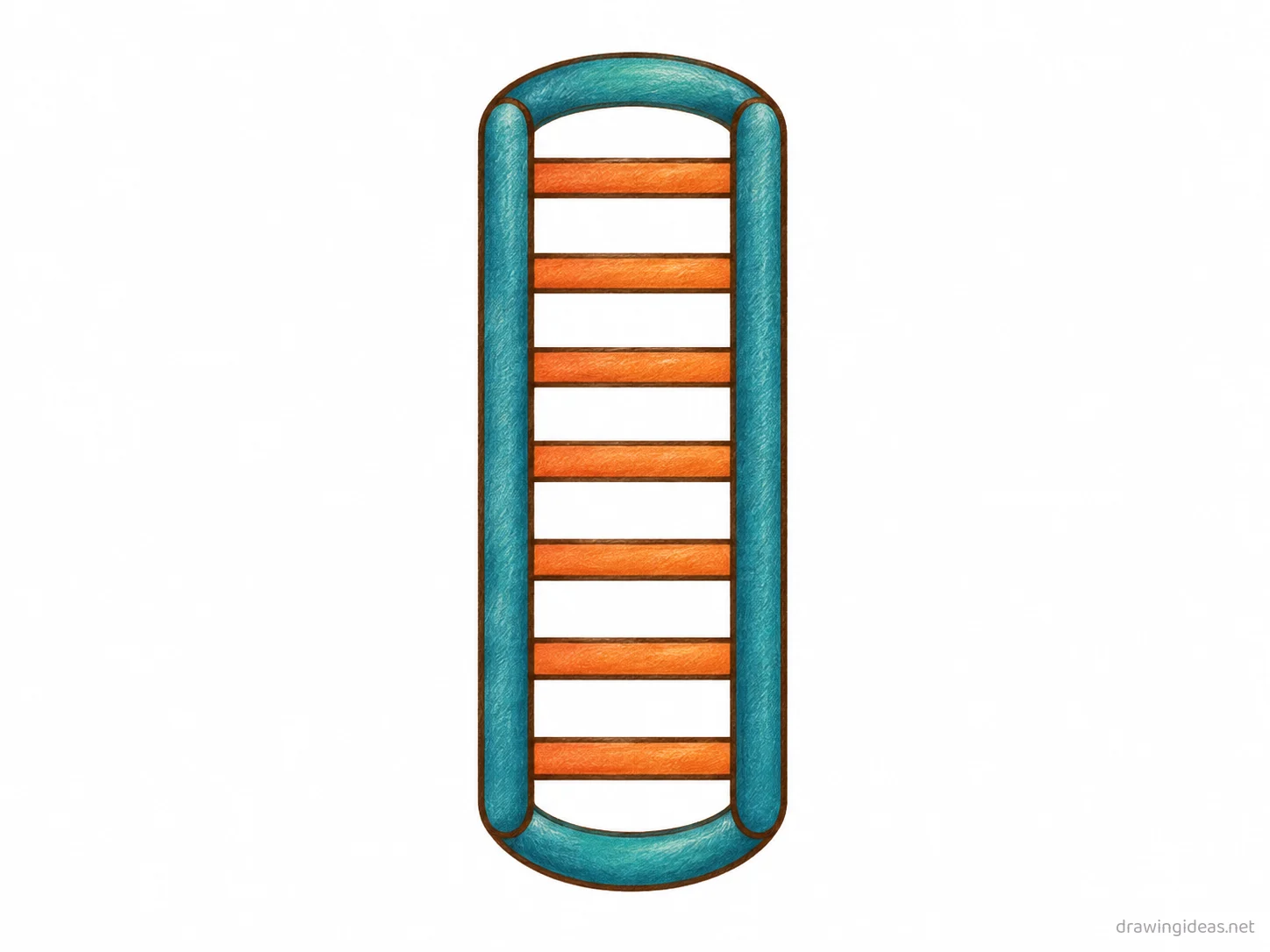 Dna drawing — hand-drawn dna illustration with ink lines and soft colors