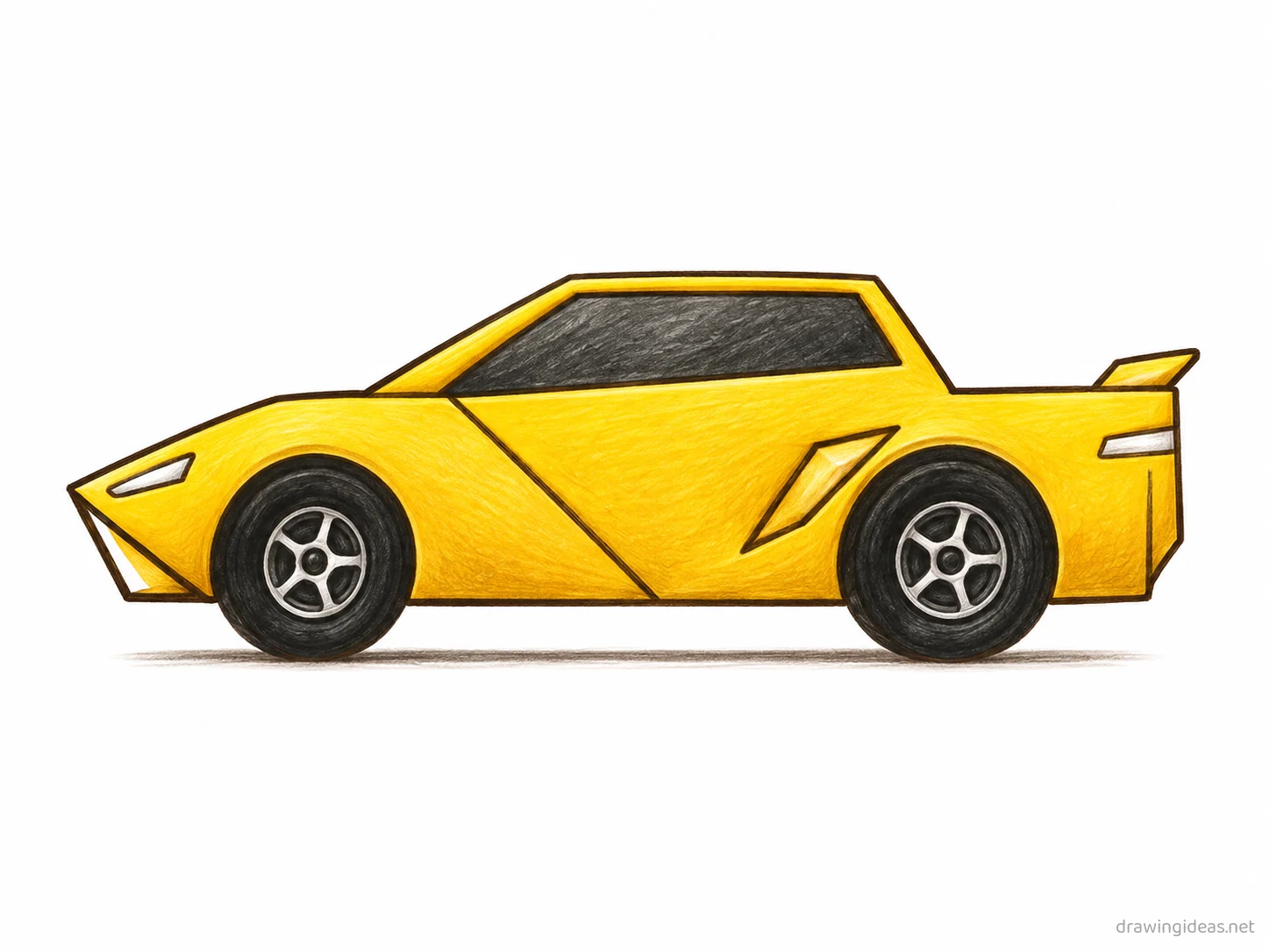 Lamborghini drawing ā hand-drawn lamborghini illustration with ink lines and soft colors