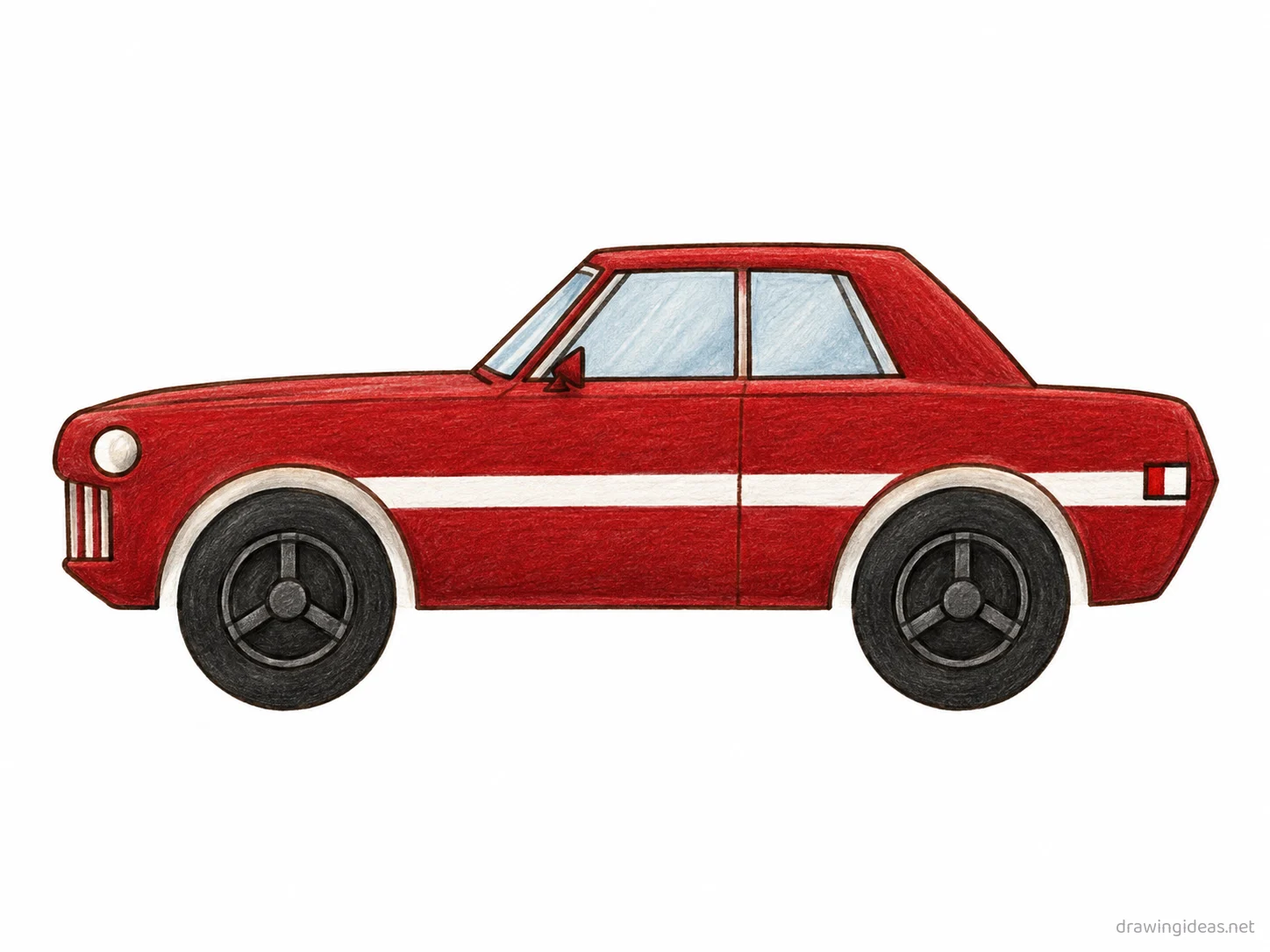 Mustang drawing ā hand-drawn mustang illustration with ink lines and soft colors