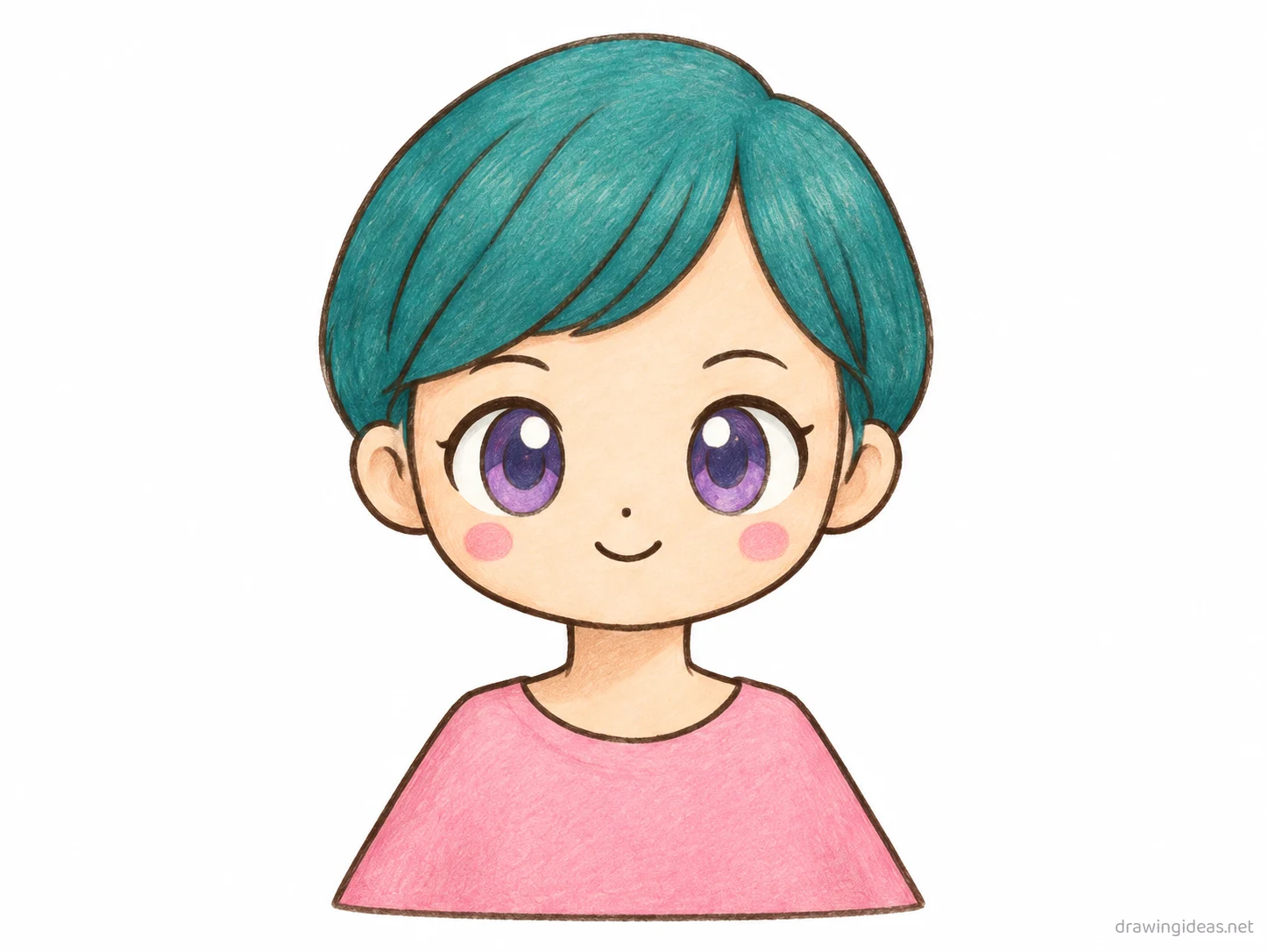 Oc drawing — hand-drawn oc illustration with ink lines and soft colors