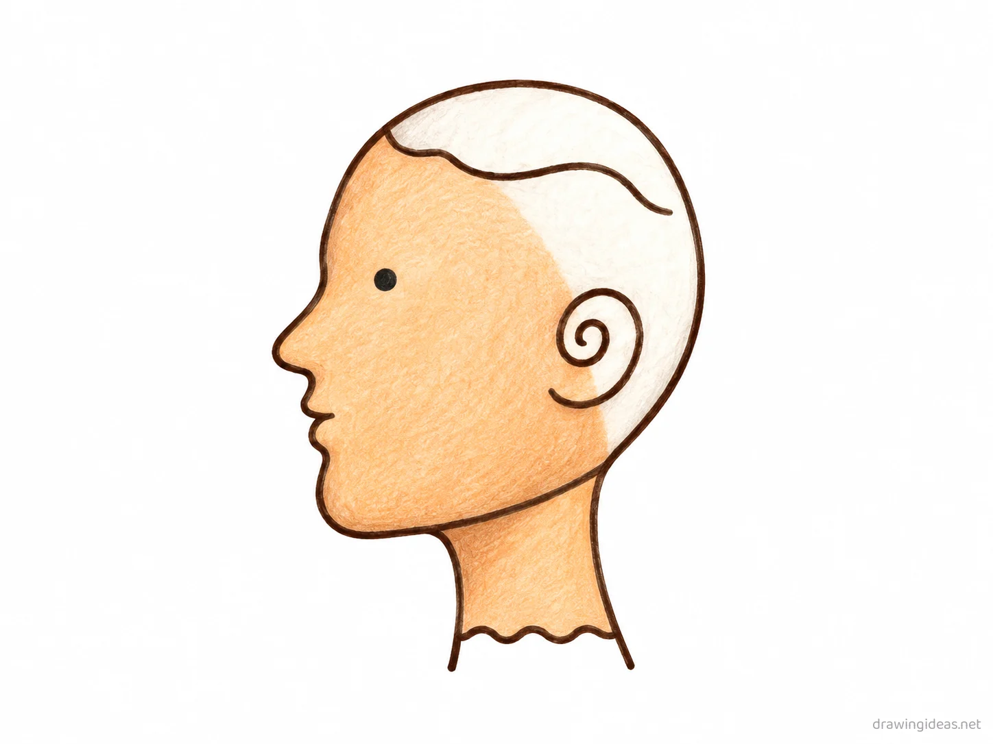 One Line drawing — hand-drawn one line illustration with ink lines and soft colors
