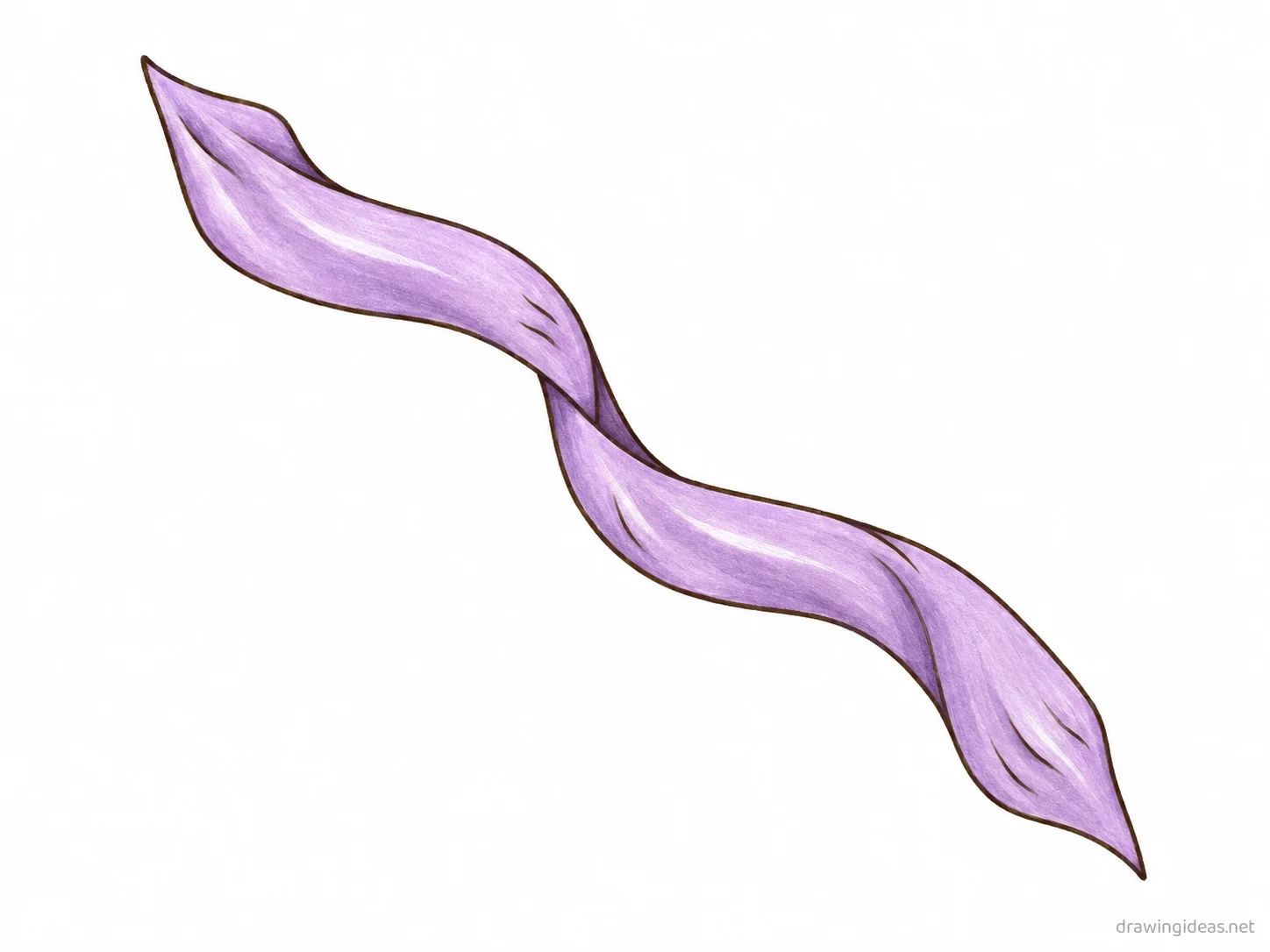Silk drawing — hand-drawn silk illustration with ink lines and soft colors