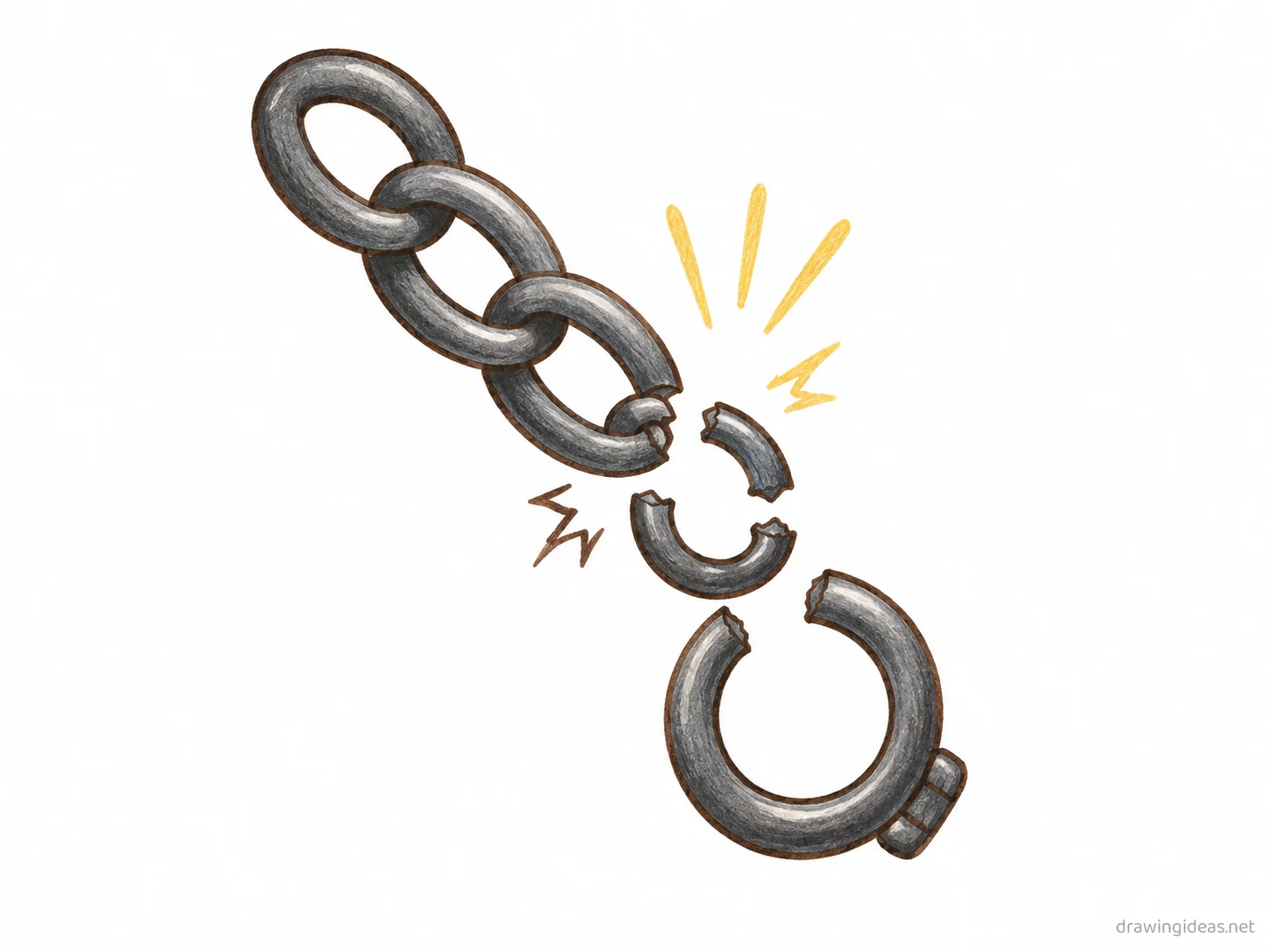 Slavery drawing — hand-drawn slavery illustration with ink lines and soft colors