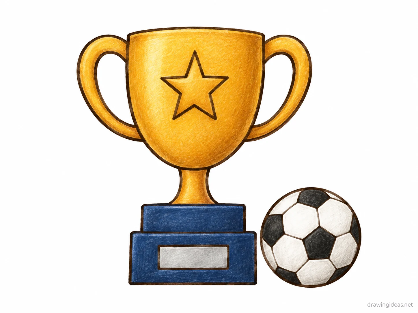 Sports drawing — hand-drawn sports illustration with ink lines and soft colors