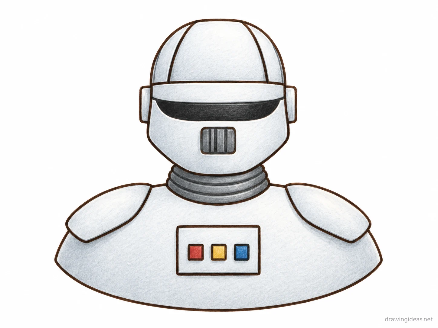 Star Wars drawing — hand-drawn Star Wars illustration with ink lines and soft colors