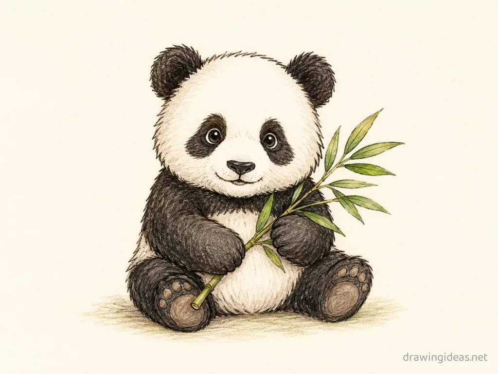 Black White drawing ā hand-drawn black white illustration with ink lines and soft colors
