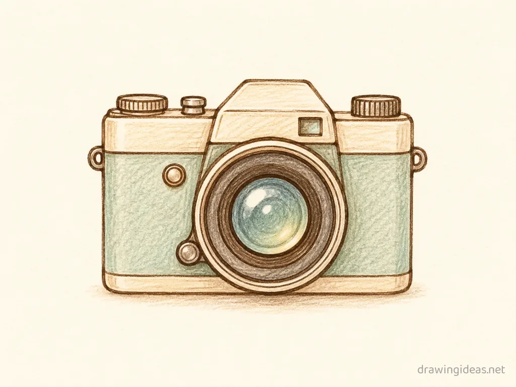 Clipart drawing ā hand-drawn clipart illustration with ink lines and soft colors
