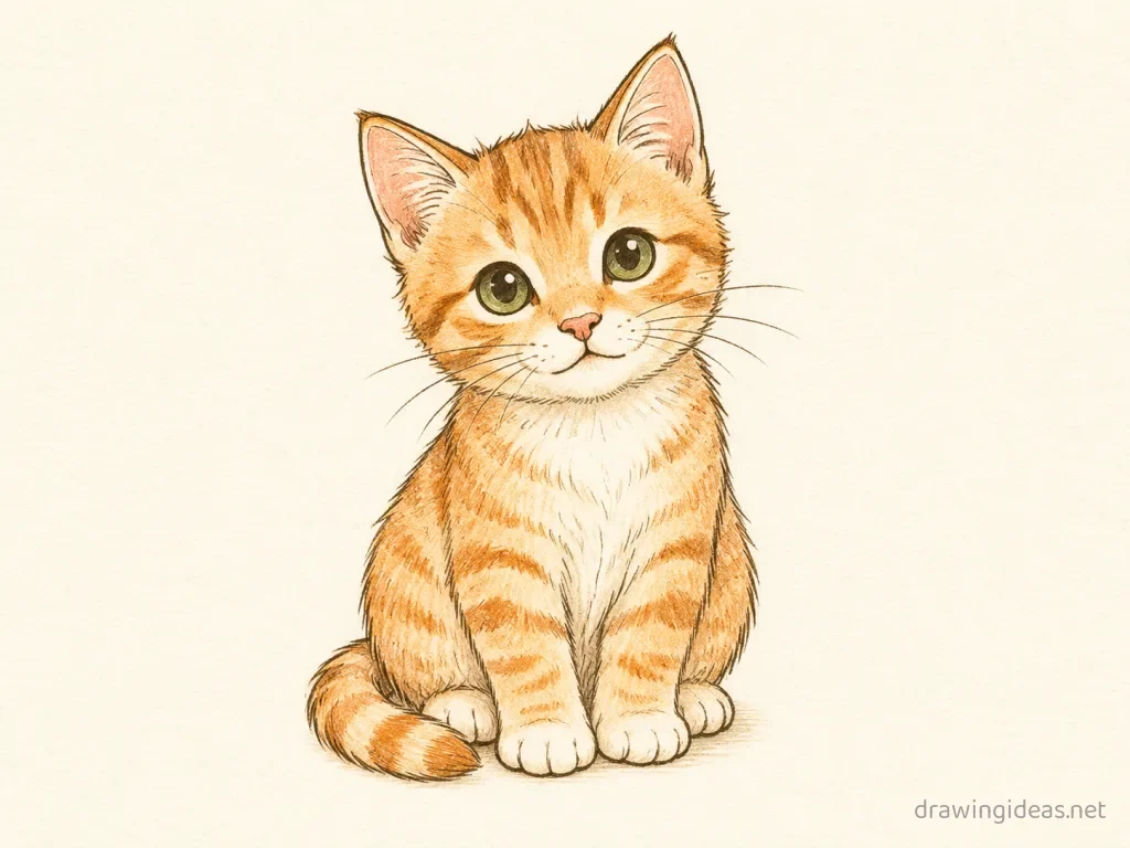 Closer drawing — hand-drawn closer illustration with ink lines and soft colors