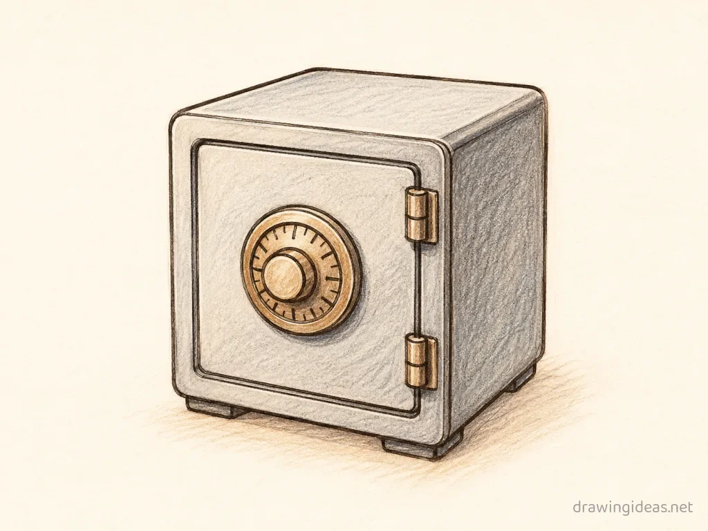 Code drawing — hand-drawn code illustration with ink lines and soft colors