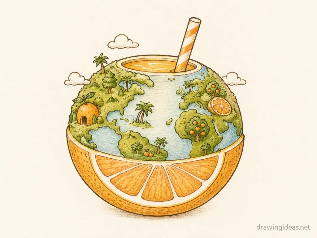 Juice Wrld drawing — hand-drawn Juice Wrld illustration with ink lines and soft colors