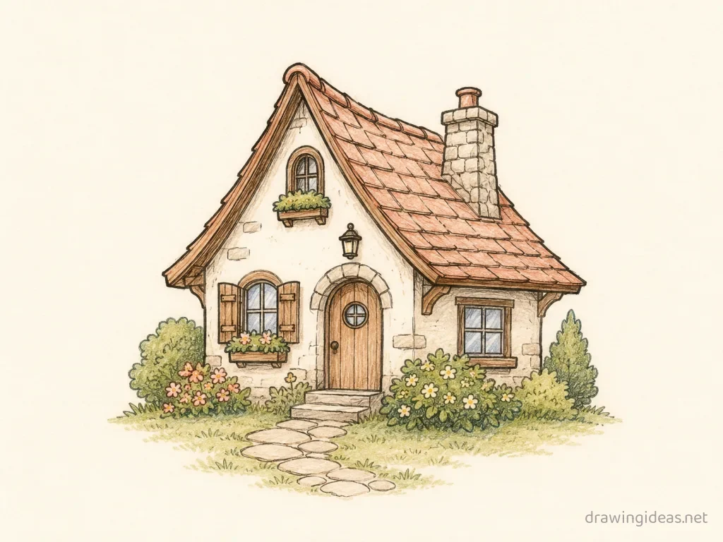 Styles drawing ā hand-drawn styles illustration with ink lines and soft colors