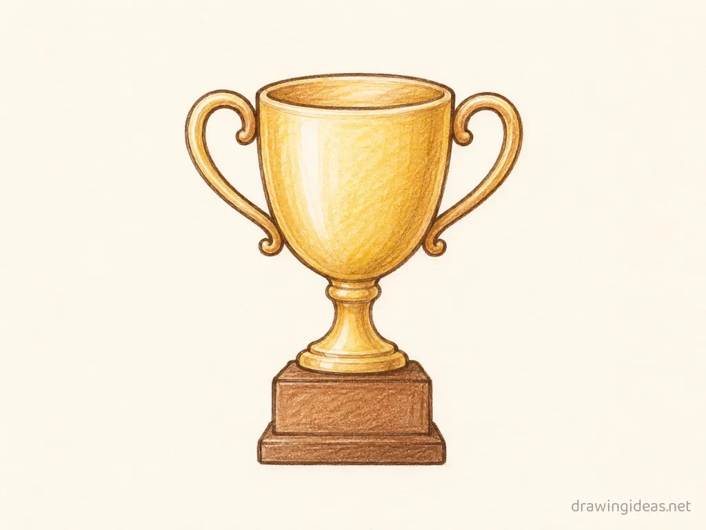 Success drawing — hand-drawn success illustration with ink lines and soft colors
