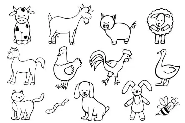 animals drawing